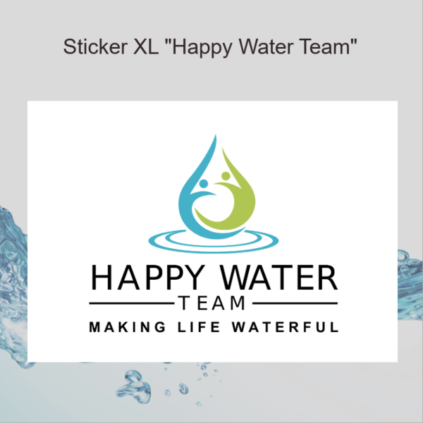 Aufkleber Happy Water Team