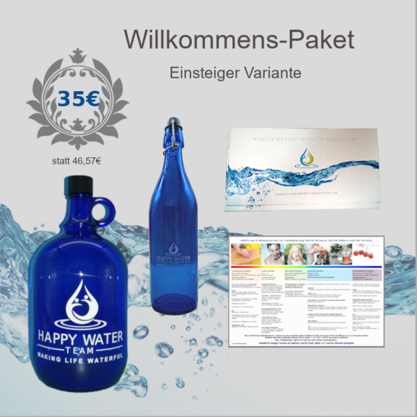 Einsteiger Willkommenspaket HappyWater Team