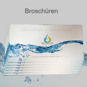HappyWaterTeam Broschüren zu Kangenwasser
