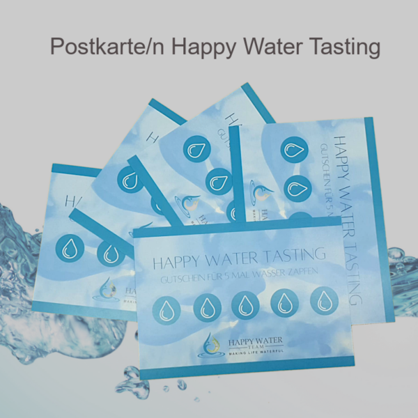 Happy Water Tasting Karte