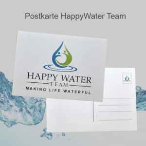 HappyWater Team Postkarte